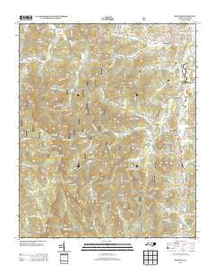 Prentiss North Carolina Historical topographic map, 1:24000 scale, 7.5 X 7.5 Minute, Year 2013