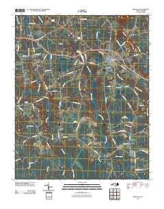 Princeton North Carolina Historical topographic map, 1:24000 scale, 7.5 X 7.5 Minute, Year 2010