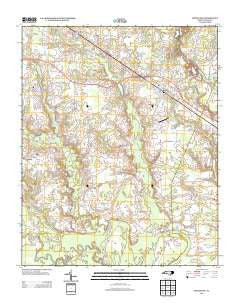 Princeton North Carolina Historical topographic map, 1:24000 scale, 7.5 X 7.5 Minute, Year 2013
