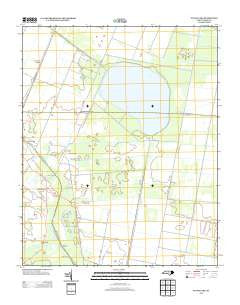 Pungo Lake North Carolina Historical topographic map, 1:24000 scale, 7.5 X 7.5 Minute, Year 2013