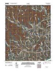 Purlear North Carolina Historical topographic map, 1:24000 scale, 7.5 X 7.5 Minute, Year 2010
