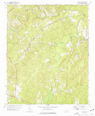 Putnam North Carolina Historical topographic map, 1:24000 scale, 7.5 X 7.5 Minute, Year 1974