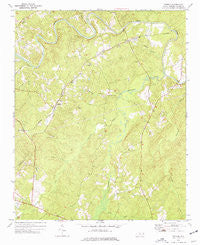 Putnam North Carolina Historical topographic map, 1:24000 scale, 7.5 X 7.5 Minute, Year 1974