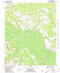 Quitsna North Carolina Historical topographic map, 1:24000 scale, 7.5 X 7.5 Minute, Year 1981