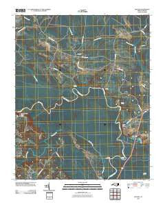Quitsna North Carolina Historical topographic map, 1:24000 scale, 7.5 X 7.5 Minute, Year 2010