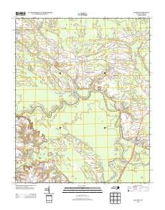 Quitsna North Carolina Historical topographic map, 1:24000 scale, 7.5 X 7.5 Minute, Year 2013