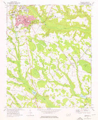 Raeford North Carolina Historical topographic map, 1:24000 scale, 7.5 X 7.5 Minute, Year 1972