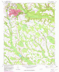 Raeford North Carolina Historical topographic map, 1:24000 scale, 7.5 X 7.5 Minute, Year 1972