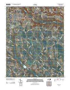 Raeford North Carolina Historical topographic map, 1:24000 scale, 7.5 X 7.5 Minute, Year 2010
