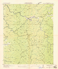 Rainbow Springs North Carolina Historical topographic map, 1:24000 scale, 7.5 X 7.5 Minute, Year 1935