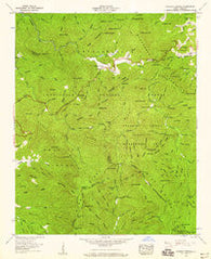 Rainbow Springs North Carolina Historical topographic map, 1:24000 scale, 7.5 X 7.5 Minute, Year 1957