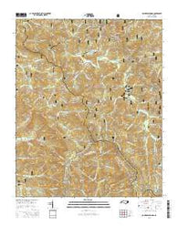 Rainbow Springs North Carolina Current topographic map, 1:24000 scale, 7.5 X 7.5 Minute, Year 2016