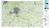 Raleigh North Carolina Historical topographic map, 1:100000 scale, 30 X 60 Minute, Year 1990