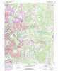 Raleigh East North Carolina Historical topographic map, 1:24000 scale, 7.5 X 7.5 Minute, Year 1968