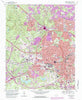 Raleigh West North Carolina Historical topographic map, 1:24000 scale, 7.5 X 7.5 Minute, Year 1968