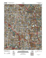 Raleigh East North Carolina Historical topographic map, 1:24000 scale, 7.5 X 7.5 Minute, Year 2010