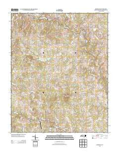 Ramseur North Carolina Historical topographic map, 1:24000 scale, 7.5 X 7.5 Minute, Year 2013