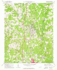 Randleman North Carolina Historical topographic map, 1:24000 scale, 7.5 X 7.5 Minute, Year 1970