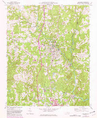 Randleman North Carolina Historical topographic map, 1:24000 scale, 7.5 X 7.5 Minute, Year 1970