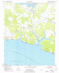 Ransomville North Carolina Historical topographic map, 1:24000 scale, 7.5 X 7.5 Minute, Year 1951