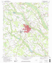 Red Springs North Carolina Historical topographic map, 1:24000 scale, 7.5 X 7.5 Minute, Year 1974