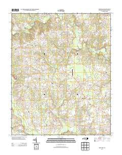 Red Oak North Carolina Historical topographic map, 1:24000 scale, 7.5 X 7.5 Minute, Year 2013