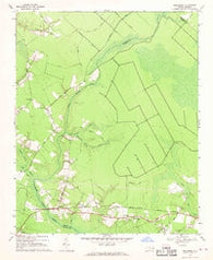 Reelsboro North Carolina Historical topographic map, 1:24000 scale, 7.5 X 7.5 Minute, Year 1969