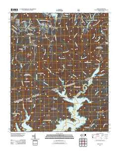 Reid North Carolina Historical topographic map, 1:24000 scale, 7.5 X 7.5 Minute, Year 2011