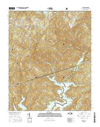 Reid North Carolina Current topographic map, 1:24000 scale, 7.5 X 7.5 Minute, Year 2016