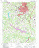 Reidsville North Carolina Historical topographic map, 1:24000 scale, 7.5 X 7.5 Minute, Year 1972
