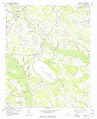 Rennert North Carolina Historical topographic map, 1:24000 scale, 7.5 X 7.5 Minute, Year 1972