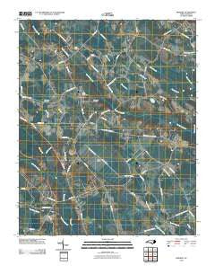Rennert North Carolina Historical topographic map, 1:24000 scale, 7.5 X 7.5 Minute, Year 2010