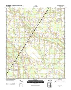 Rennert North Carolina Historical topographic map, 1:24000 scale, 7.5 X 7.5 Minute, Year 2013