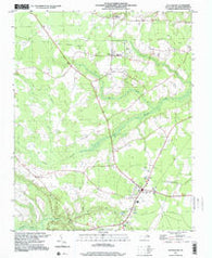 Rich Square North Carolina Historical topographic map, 1:24000 scale, 7.5 X 7.5 Minute, Year 1997