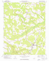 Rich Square North Carolina Historical topographic map, 1:24000 scale, 7.5 X 7.5 Minute, Year 1974