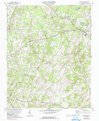 Richfield North Carolina Historical topographic map, 1:24000 scale, 7.5 X 7.5 Minute, Year 1981