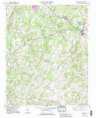 Richfield North Carolina Historical topographic map, 1:24000 scale, 7.5 X 7.5 Minute, Year 1993