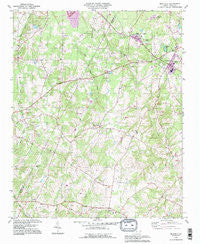 Richfield North Carolina Historical topographic map, 1:24000 scale, 7.5 X 7.5 Minute, Year 1993