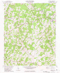 Richfield North Carolina Historical topographic map, 1:24000 scale, 7.5 X 7.5 Minute, Year 1981