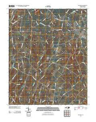 Richfield North Carolina Historical topographic map, 1:24000 scale, 7.5 X 7.5 Minute, Year 2010