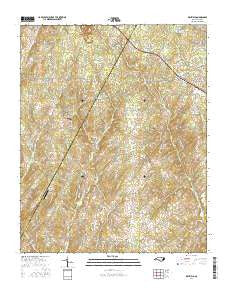 Richfield North Carolina Current topographic map, 1:24000 scale, 7.5 X 7.5 Minute, Year 2016