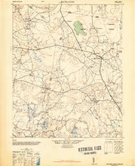 Richlands North Carolina Historical topographic map, 1:62500 scale, 15 X 15 Minute, Year 1948