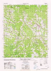 Richlands North Carolina Historical topographic map, 1:62500 scale, 15 X 15 Minute, Year 1980