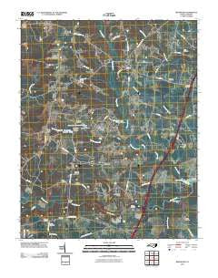 Ringwood North Carolina Historical topographic map, 1:24000 scale, 7.5 X 7.5 Minute, Year 2010
