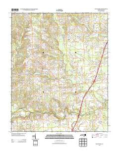 Ringwood North Carolina Historical topographic map, 1:24000 scale, 7.5 X 7.5 Minute, Year 2013