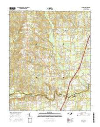 Ringwood North Carolina Current topographic map, 1:24000 scale, 7.5 X 7.5 Minute, Year 2016