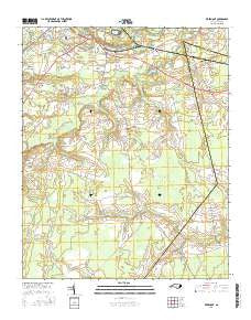 Rivermont North Carolina Current topographic map, 1:24000 scale, 7.5 X 7.5 Minute, Year 2016