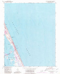 Roanoke Island NE North Carolina Historical topographic map, 1:24000 scale, 7.5 X 7.5 Minute, Year 1953