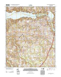 Roanoke Rapids North Carolina Historical topographic map, 1:24000 scale, 7.5 X 7.5 Minute, Year 2013