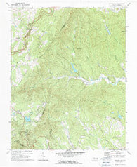 Roaring Gap North Carolina Historical topographic map, 1:24000 scale, 7.5 X 7.5 Minute, Year 1971
